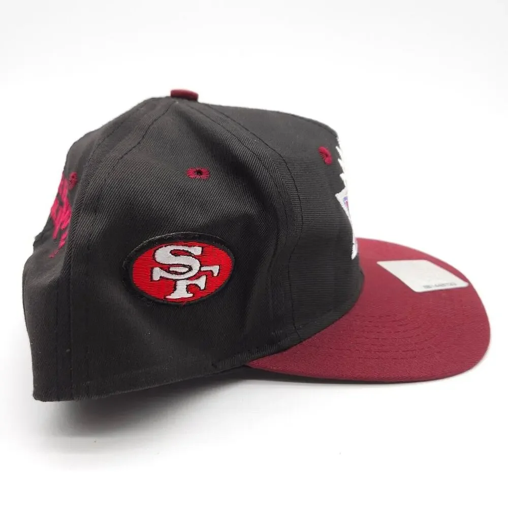 1995 Super‎ Bowl XXIX 29 Chargers VS 49ers Logo 7 Snapback Trucker Hat Ball Cap